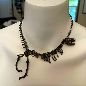 Dinosaur Skeleton Necklace
